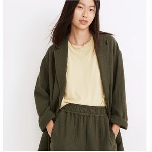 Diamond Jacquard Shaw Blazer - Madewell XXS